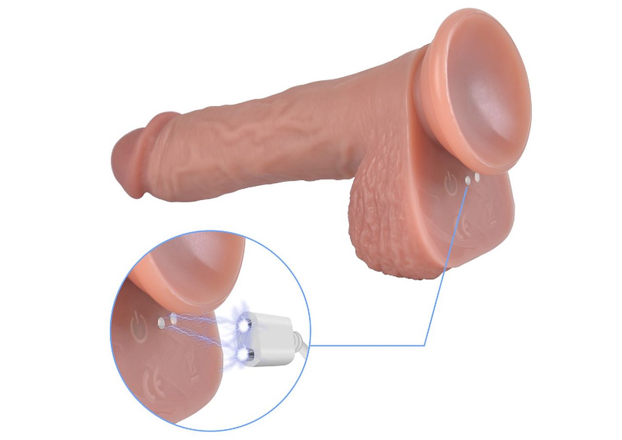 Moderné dildo dobíjateľné cez USB