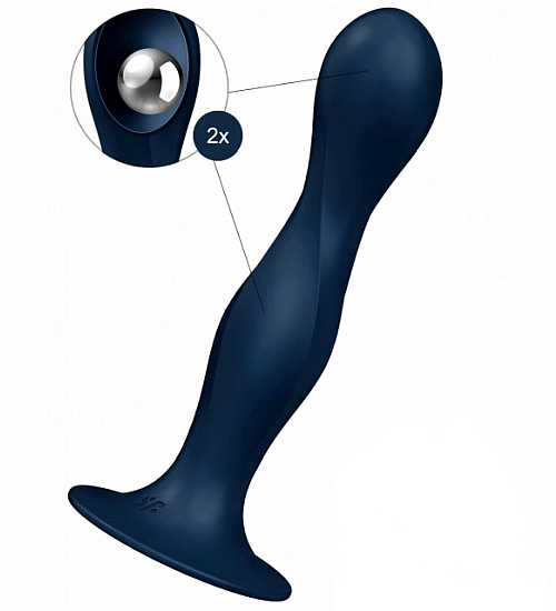 Moderné dildo naplnené guľôčkami 