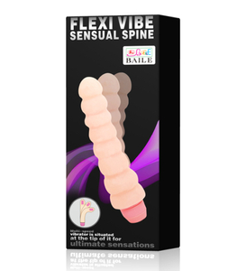 Flexibilný zvlnený vibrátor - cyberskin