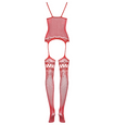 Červené bodystocking vášne