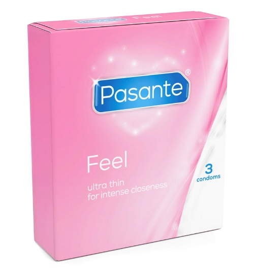 Ultra tenké kondómy Pasante Feel 3ks.