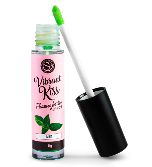 Lesk na pery Vibrant - žiarivý mätový lesk na pery