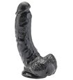 Veľké dildo čierne s prísavkou