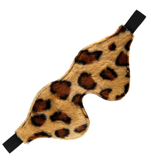 Maska na oči s leopardím vzorom