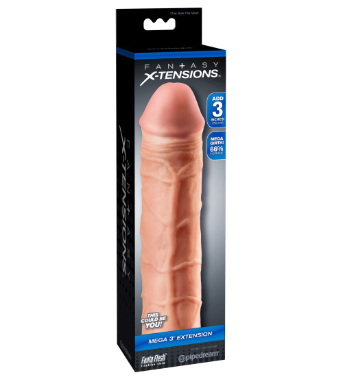 Cyberskin cap - penis o 7,6 cm väčší
