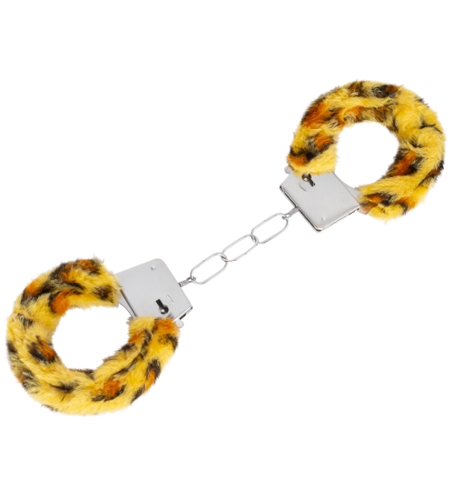 Pútka na ruky s leopardou kožušinou