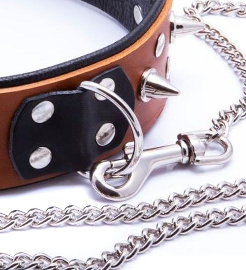 Pánsky obojok s vodítkom