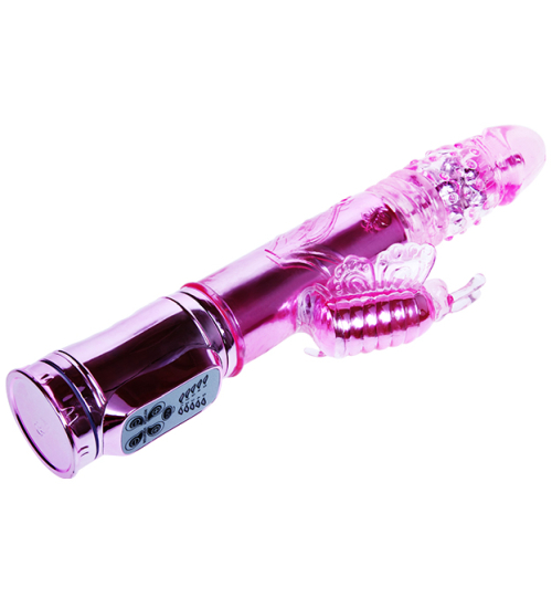 Multifunkčný vibrátor USB - 5 rotácií a vibrácií