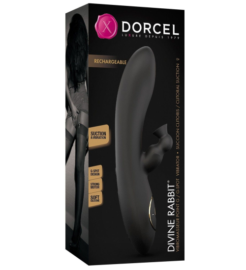Sací vibrátor so zajačikom - Dorcel