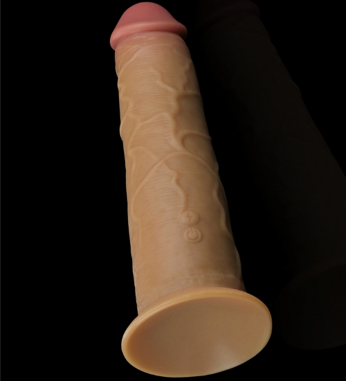 Rotačné 20 cm dildo s bezdrôtovým diaľkovým ovládaním