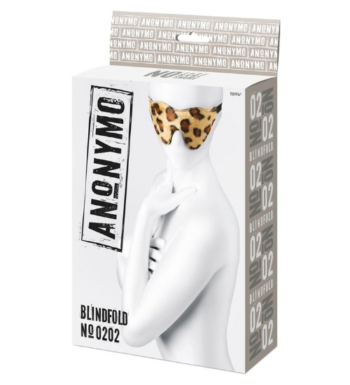 Maska na oči s leopardím vzorom