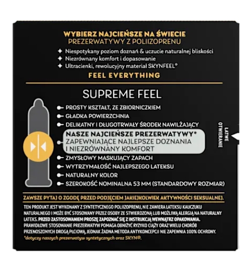 Ultratenké 3ks Skyn Supreme Feel.