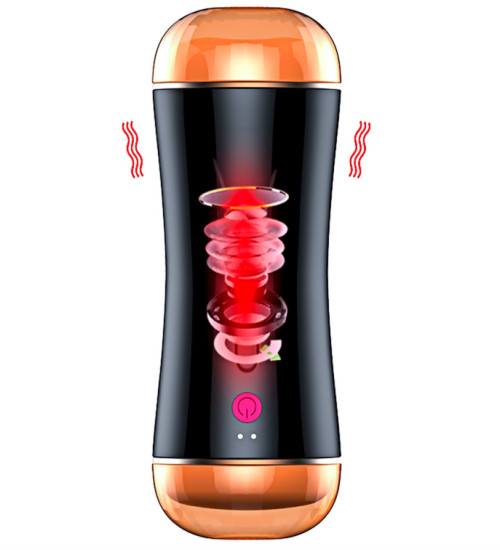 Obojstranný masturbátor - 7 vibračných funkcií
