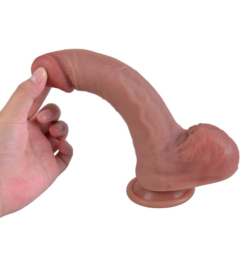 Realistické silikónové 20 cm dildo