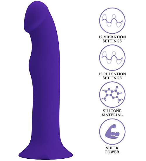 Dildo s vibráciami a pulzujúcim vnútrom