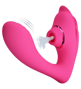 Vibrátor bodu G so stimulátorom klitorisu