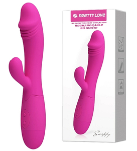 Ružový vibrátor USB