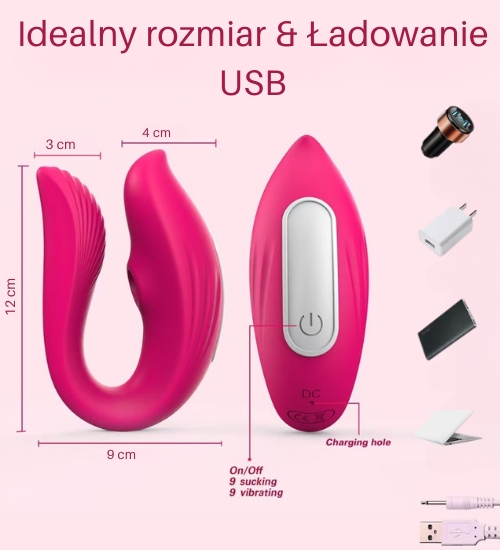 Prenosný ružový vibrátor ovládaný aplikáciou