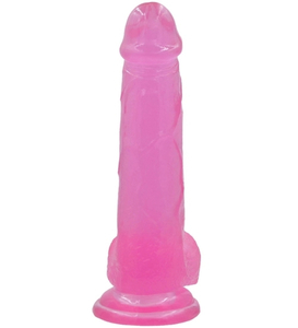 Ružové realistické dildo
