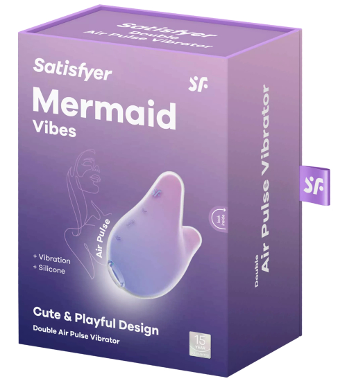 Stimulátor klitorisu Mermaid - vibračné + tlakové vlny