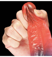 Dvojfarebné realistické dildo