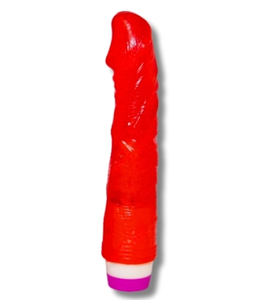 Červený gélový vibrátor