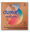 Nelatexové kondómy Durex Real Feel