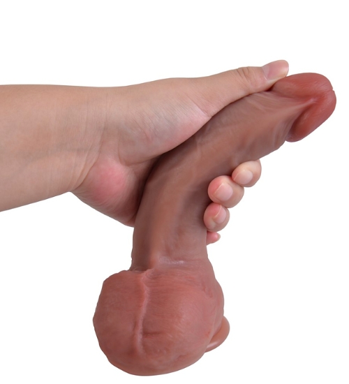 Realistické silikónové 20 cm dildo