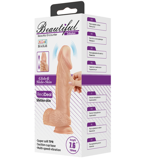 Realistické dildo s prísavkou a semenníkmi