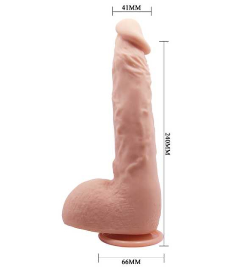 Realistické dildo v kyberkoži