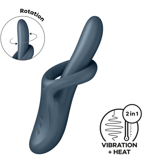Multifunkčný vibrátor Heat Flex 4 