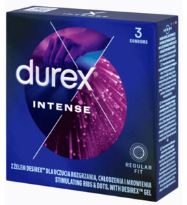 Durex intenzívne stimulujúce kondómy 3 ks