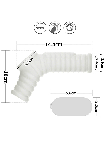 Rebrovaná podložka pod penis a semenníky