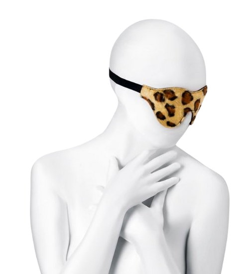 Maska na oči s leopardím vzorom