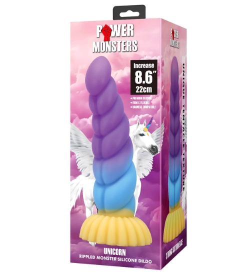 Farebné dildo jednorožec