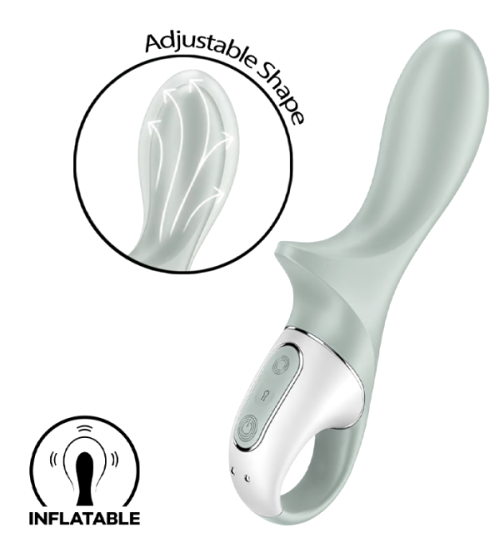 Rastúci análny vibrátor - Air Pump Booty 3