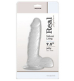 Priehľadné dildo s prísavkou