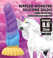 Farebné dildo jednorožec