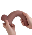 Flexibilné silikónové 24 cm dildo s prísavkou 