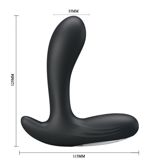 Masážny prístroj na prostatu s vibračnou špičkou