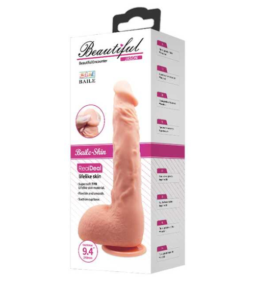 Realistické dildo v kyberkoži