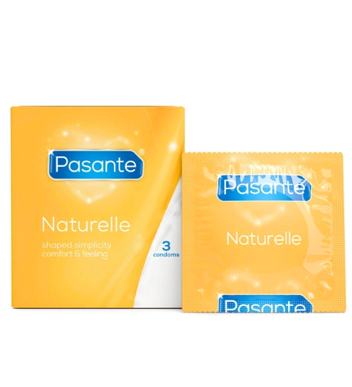 Kondómy Pasante Naturelle - 3ks. 