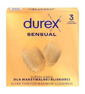 Super tenké Durex Sensual 3ks.