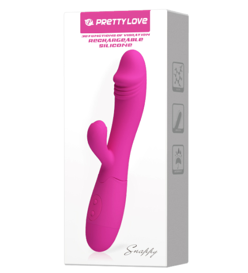 Ružový vibrátor USB
