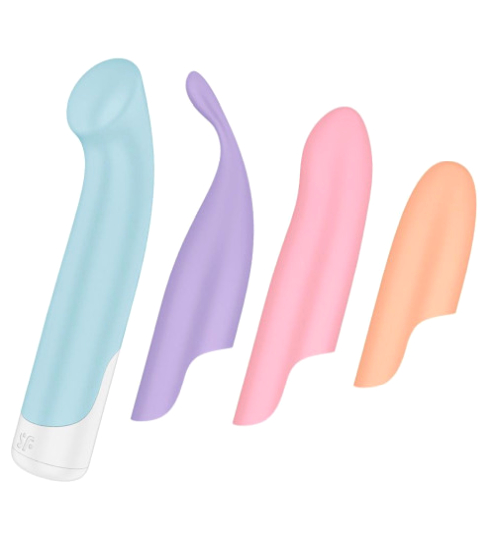 Súprava Pleasure: Vibrátor + 4 vankúšiky 