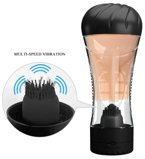 Masturbátor vagíny s vibráciami