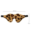 Maska na oči s leopardím vzorom