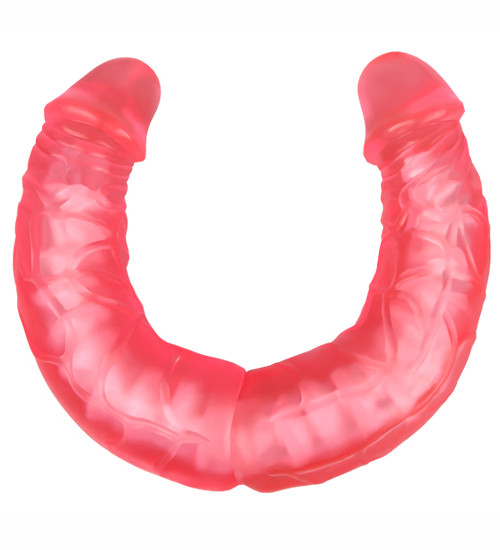 Dvojité dildo s chrbticou