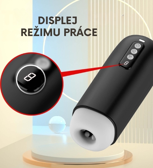 Sací masturbátor so zvukmi rozkoše