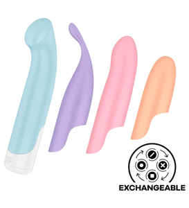 Súprava Pleasure: Vibrátor + 4 vankúšiky 